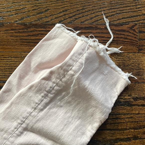 Womens Zara Skinny Distressed Denim Jean / Straight Leg Light pink - Picture 5 of 6